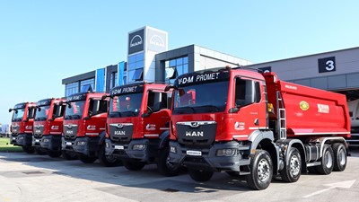 Pet MAN kipera za VDM PROMET