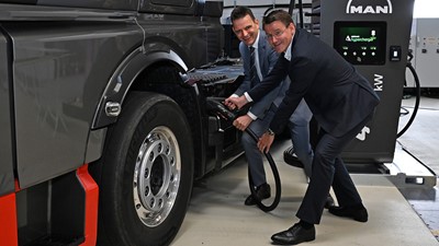MAN-ova ulaganja u infrastrukturu za punjenje električnih kamiona