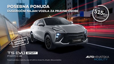 Posebna ponuda za dugoročni najam vozila Forthing T5EVO Sport